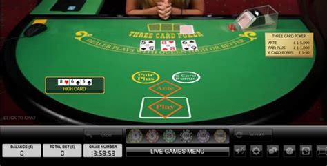 3 card poker online|3 card poker simulator.